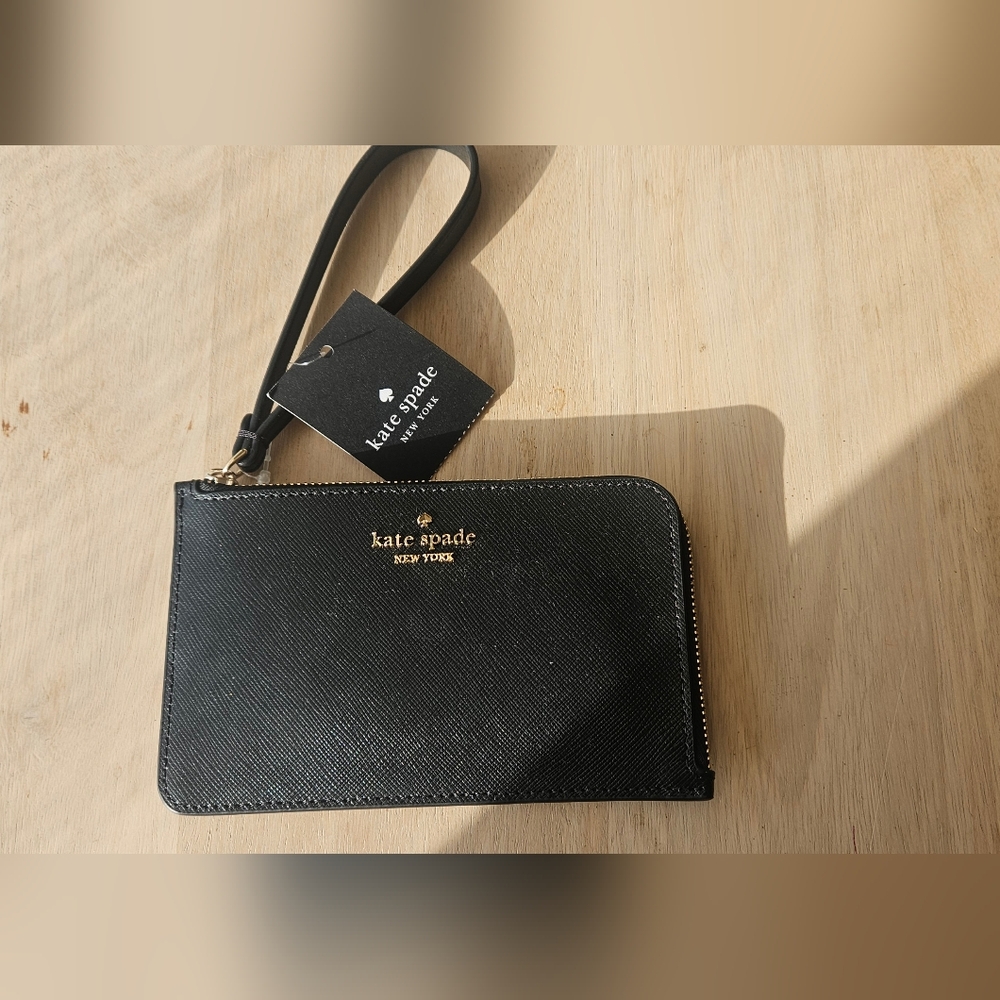 Kate Spade Black Small Wristlet Wallet - Picture 5 of 5